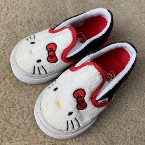 Adorable toddler Hello Kitty Vans